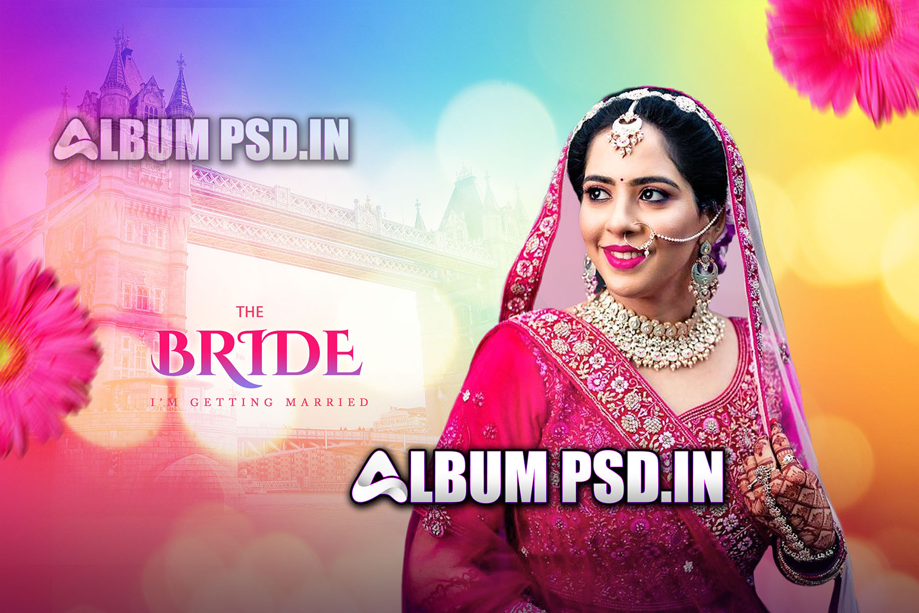 Download Free Wedding Album Design PSD